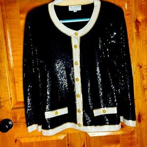 St.John Evening Black, Gold, and cream. Priced As is.